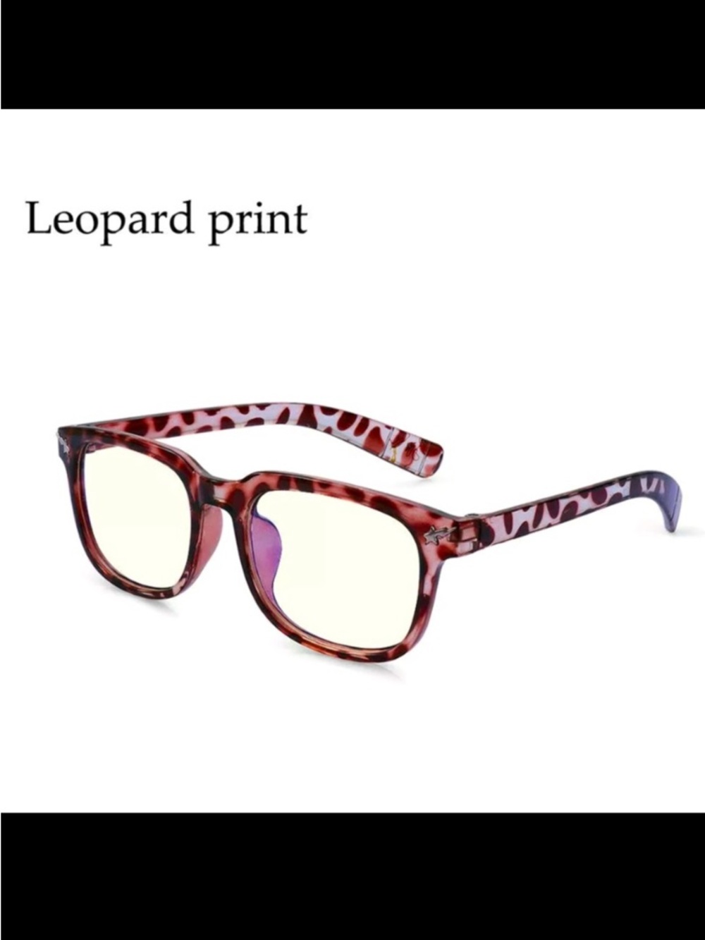 🆕Blue Light Blocking Glasses- Leopard Print